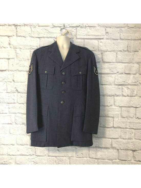 Other - US Air Force 1949 Serge Blue 84 Wool Coat Jacket 41 L